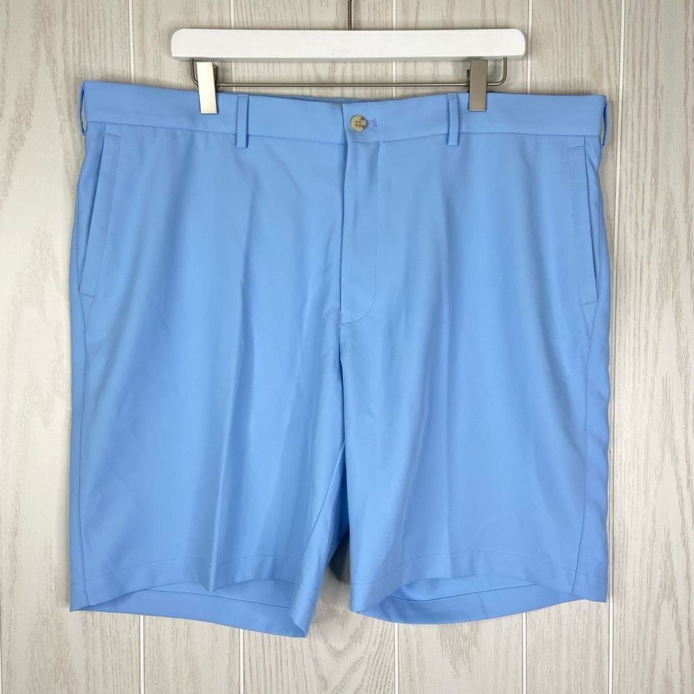 Peter Millar Men’s Salem Performance Golf Shorts Blue Size 40 9” Inseam